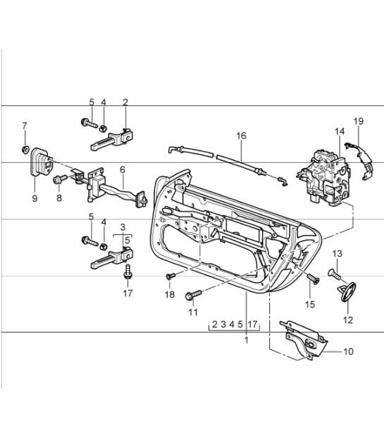 Diagram 804-00 Porsche 993 (911) C2 1994-97 Carrosserie