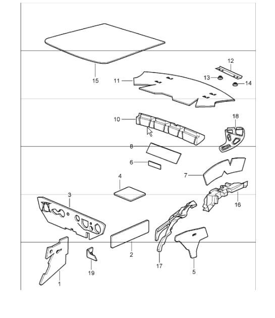 Diagram 807-15 Porsche 911 & 912 (1965-1989) Body