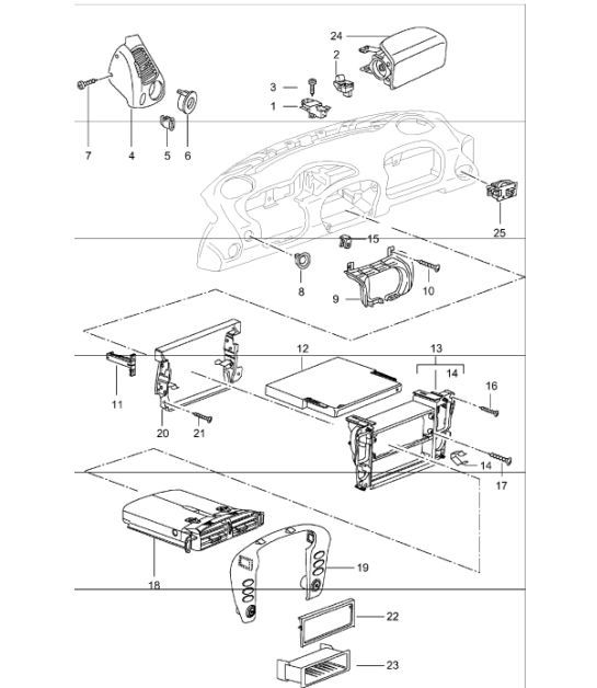 Diagram 809-02 Porsche 997 (911) MK1 2005-2008 Body