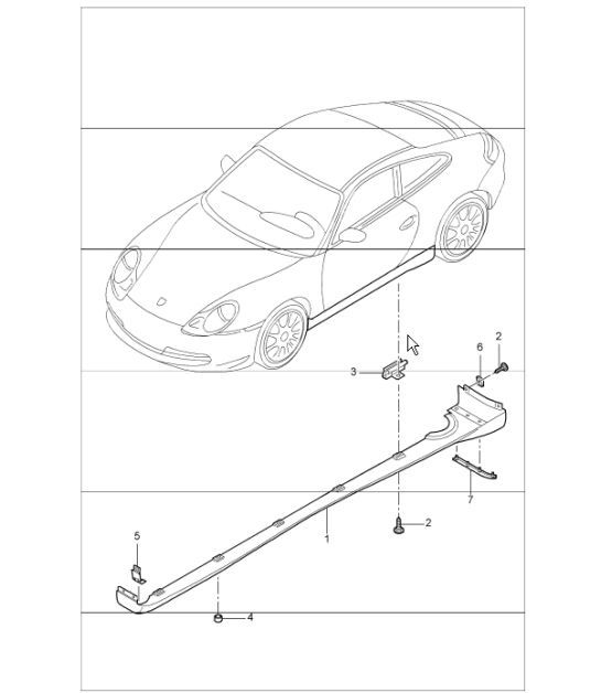 Diagram 810-06 Porsche 971.2 Panamera 2.9L V6 2021-23 