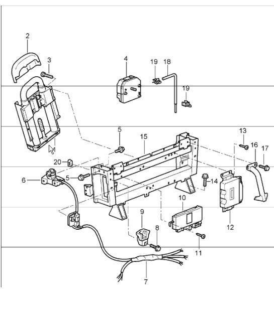 Diagram 811-15 Porsche Macan (95B) MK1 (2014-2018) Body
