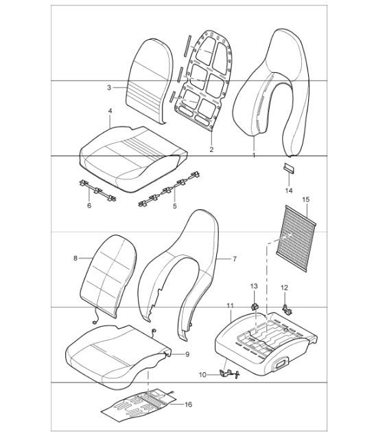 Diagram 817-05 Porsche Boxster 718 (982) 2017>> Body