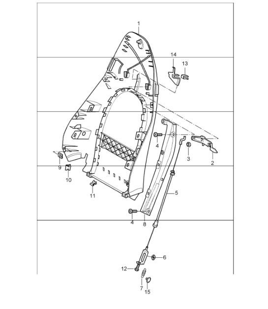 Diagram 817-10 Porsche Boxster 718 (982) 2017>> Body