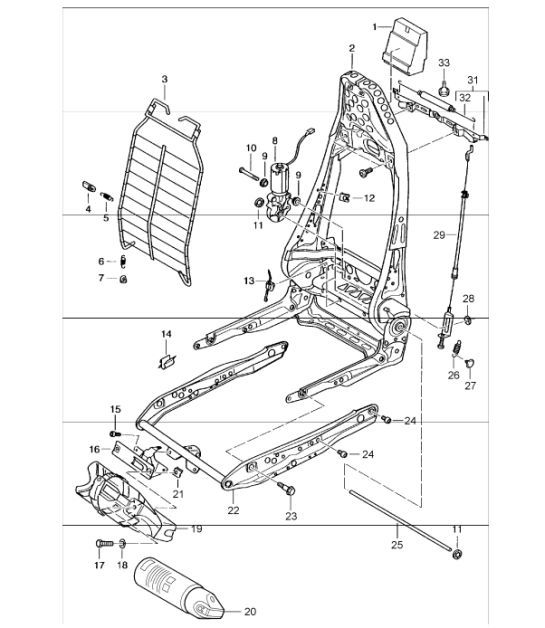 Diagram 817-15 Porsche 991.1 Carrera C4 3.4L (350 Bhp) 2012-16 Body