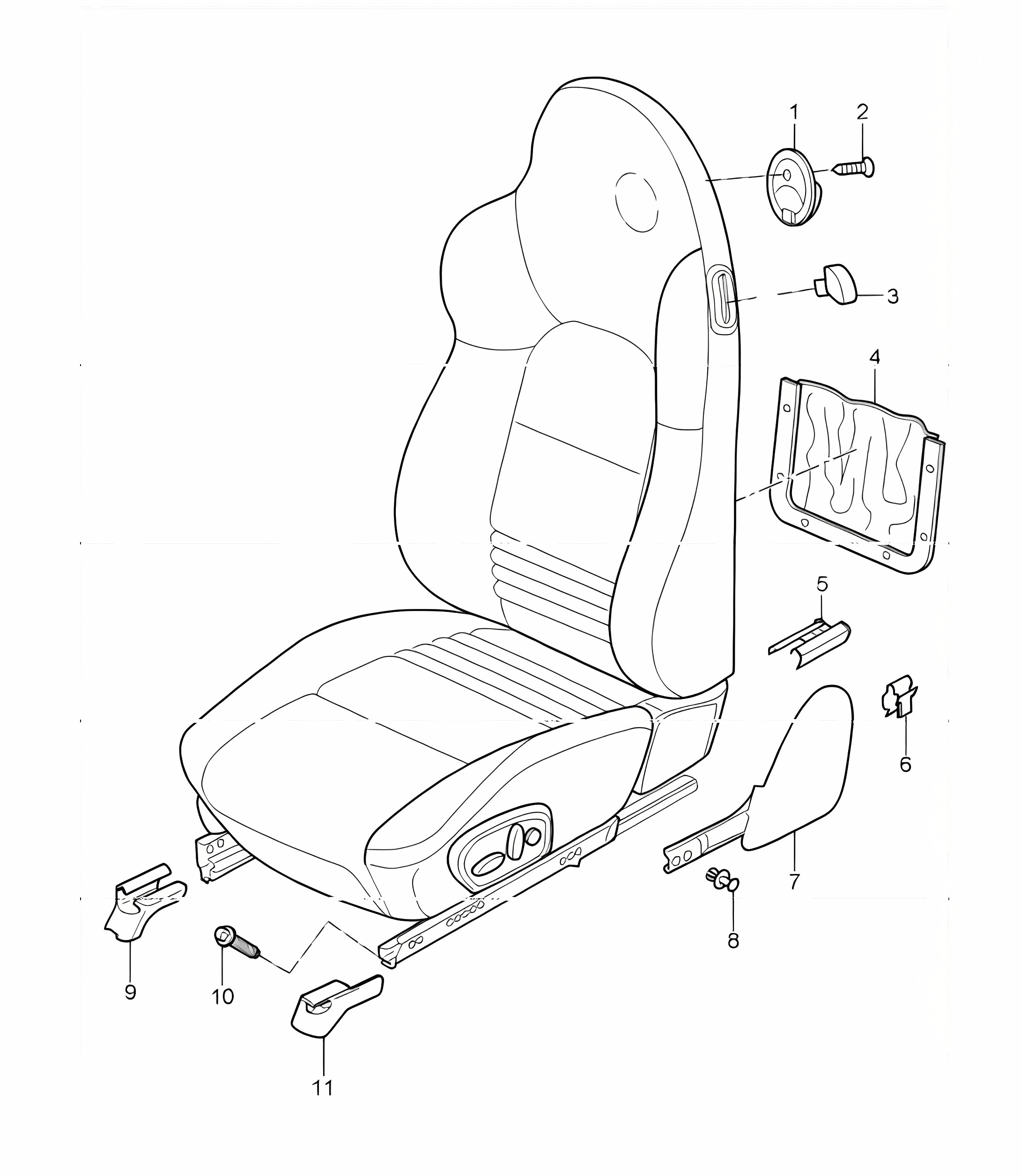 sports seat 996 CARRERA 1998-05