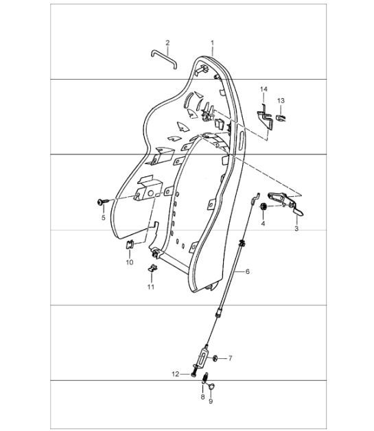 Diagram 817-30 Porsche Boxster 718 (982) 2017>> Body