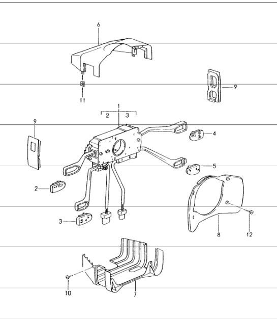 Diagram 903-10 Porsche 997 (911) MK1 2005-2008 Electrical equipment