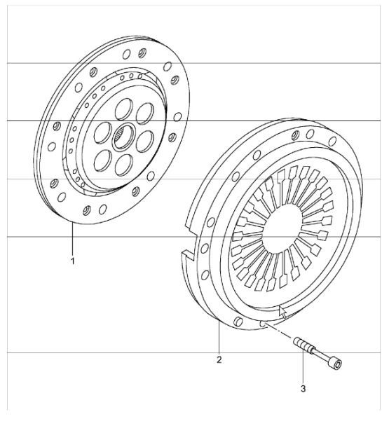 Diagram 301-00 Porsche 991.1 Carrera C4 3.4L (350 Bhp) 2012-16 Transmission