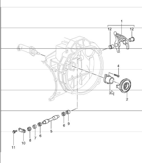 Diagram 301-06 Porsche 991 (911) MK2 2016-2019 Transmission