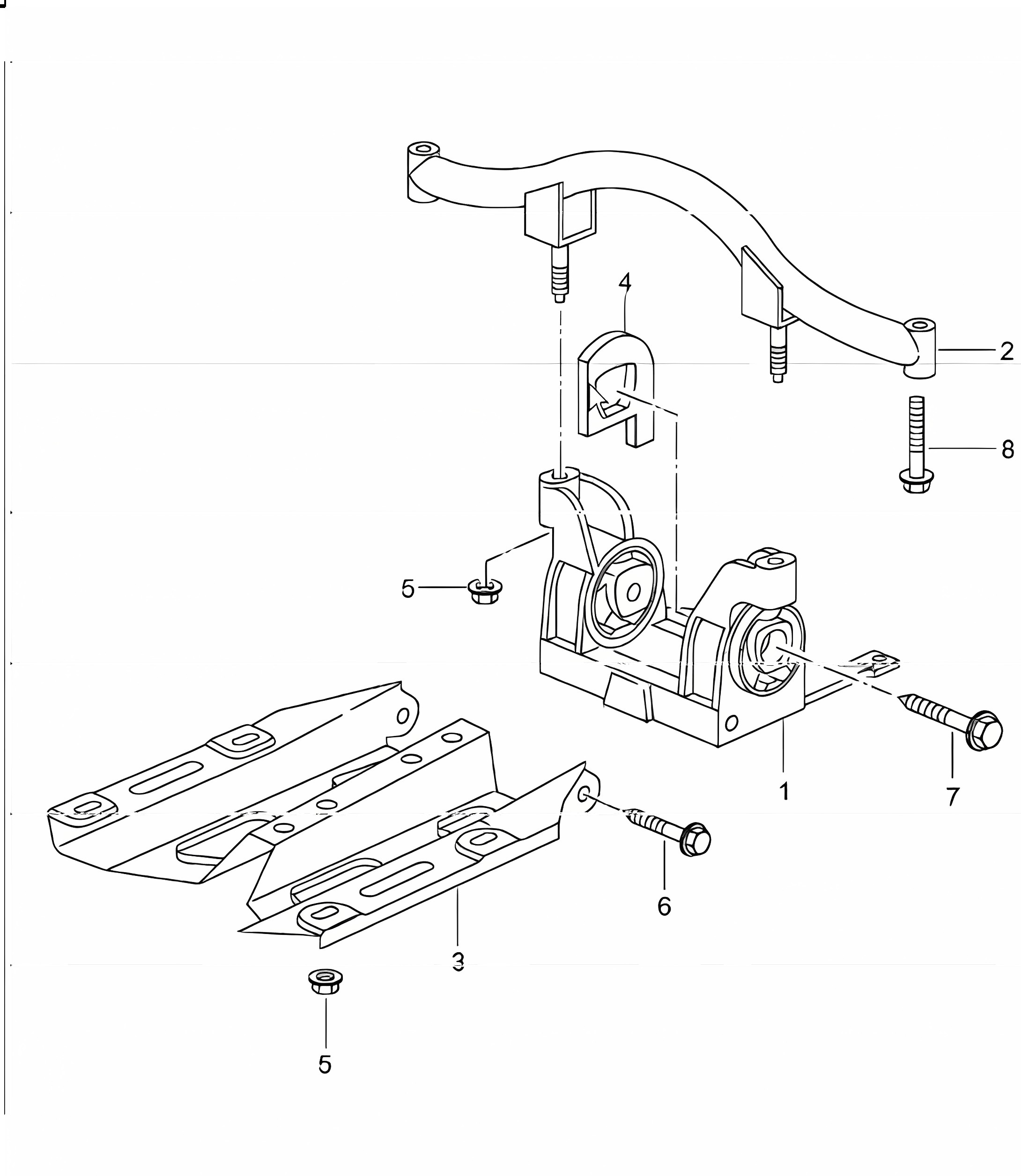 Transmission suspension 996 TURBO G96.50 2001-05