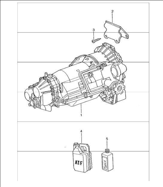 Diagram 320-00 Porsche Boxster 987 2.7L 2005-08/08 Transmission