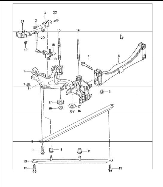 Diagram 501-01 Porsche Macan (95B) MK1 (2014-2018) Rear Axle