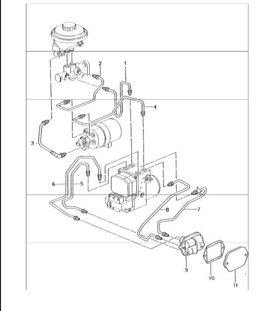 Diagram 604-05 Porsche 997 MKII GT2 RS 2011-13 Wheels, Brakes