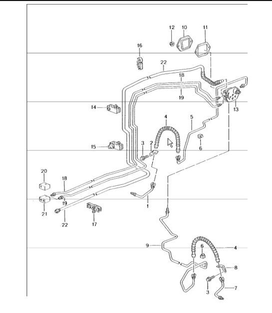 Diagram 604-10 Porsche Cayman 718 2.0L Manual (300 Bhp) Wielen, Remmen