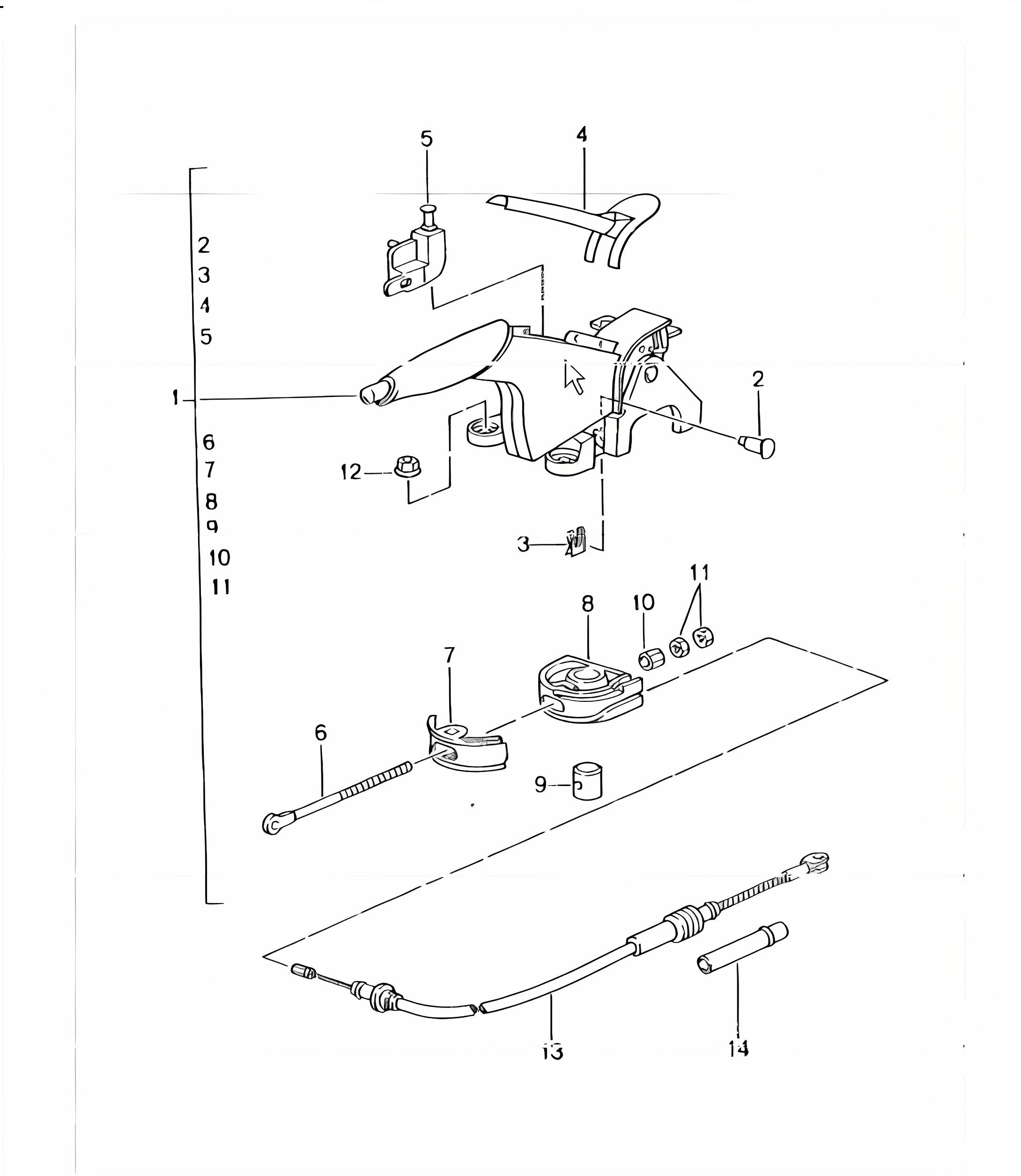 handbrake actuator 996 TURBO 2001-05