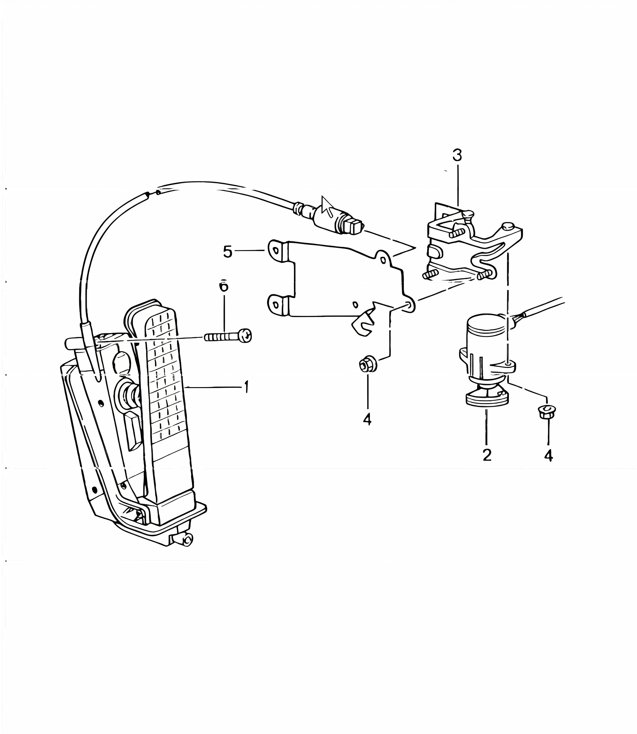 pedals accelerator control 996 TURBO 2001-05