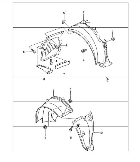 Diagram 801-75 Porsche Boxster GTS 718 2.5L PDK (365 Bhp) 05/2017>> Body