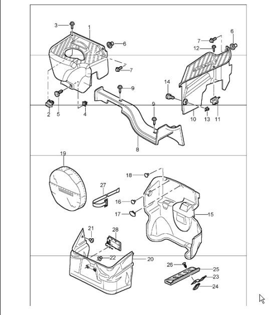Diagram 807-00 Porsche 9J1.1 Taycan 2020-24 