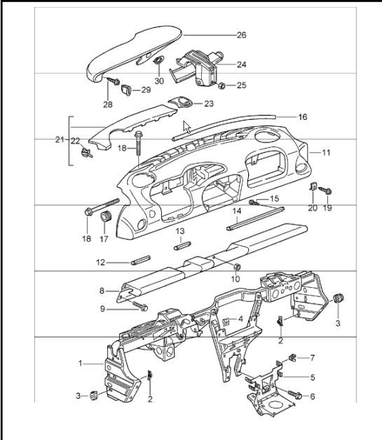 Diagram 809-00 Porsche 911 & 912 (1965-1989) Body