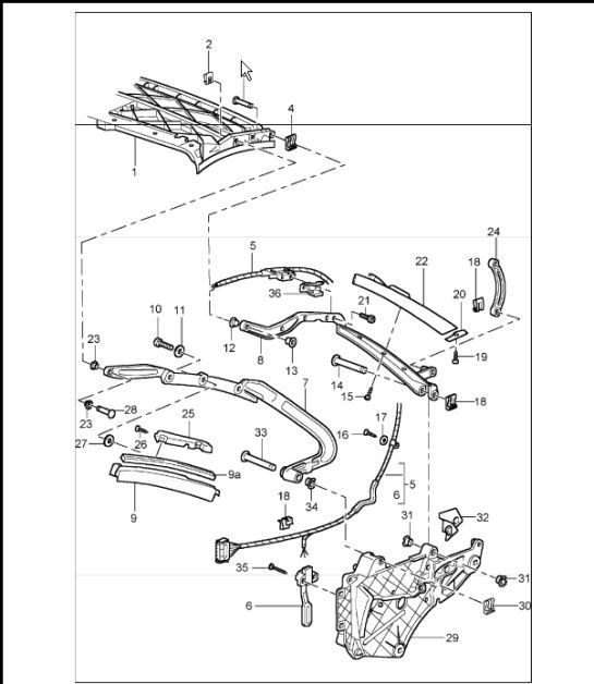 Diagram 811-07 Porsche 911 & 912 (1965-1989) Body