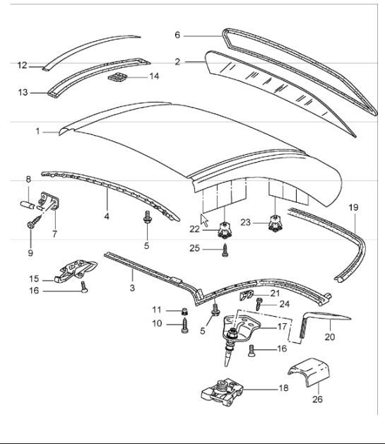 Diagram 811-16 Porsche 924S 2.5L 1986-87 