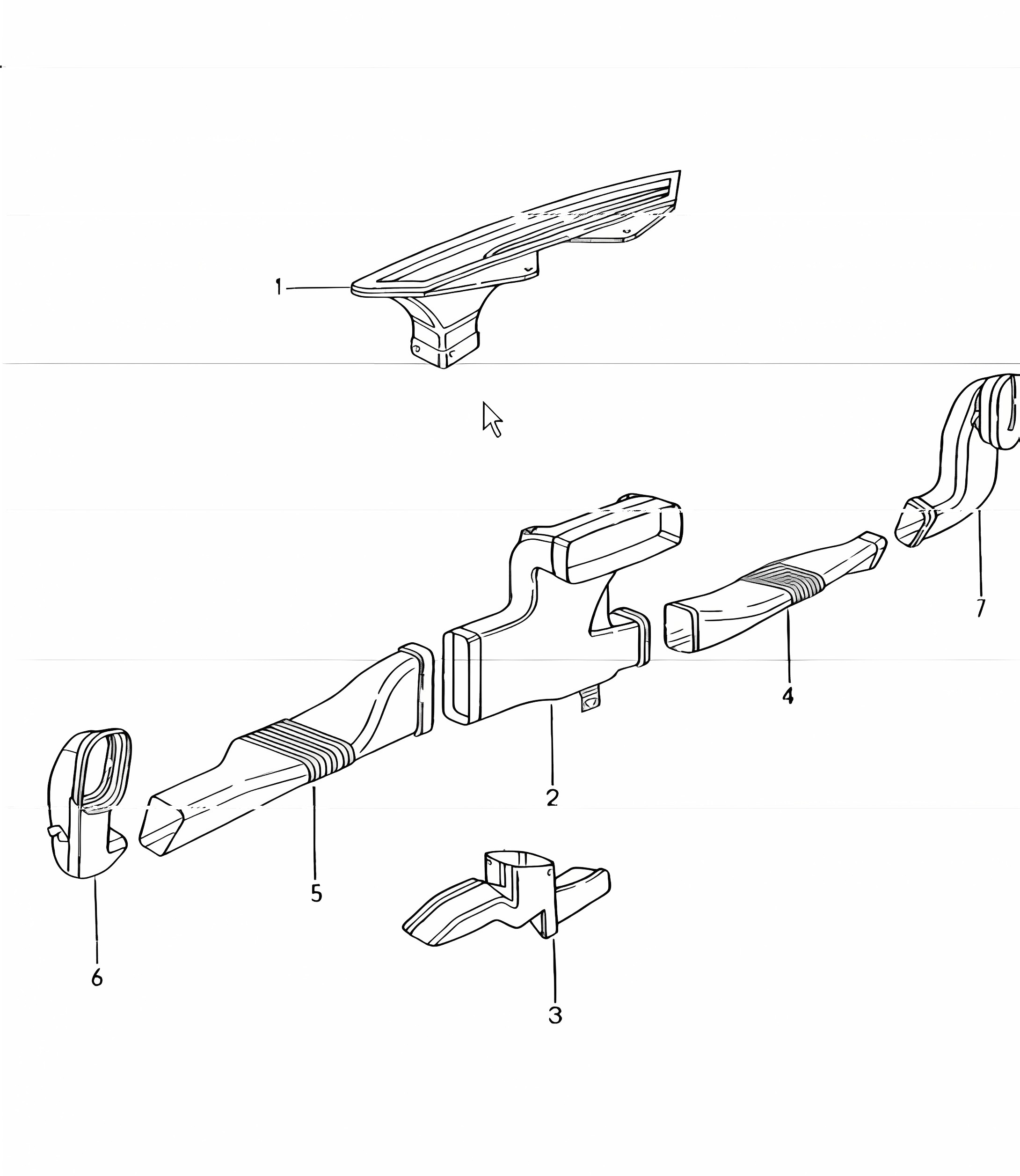 heating, air distributor 996 TURBO 2001-05