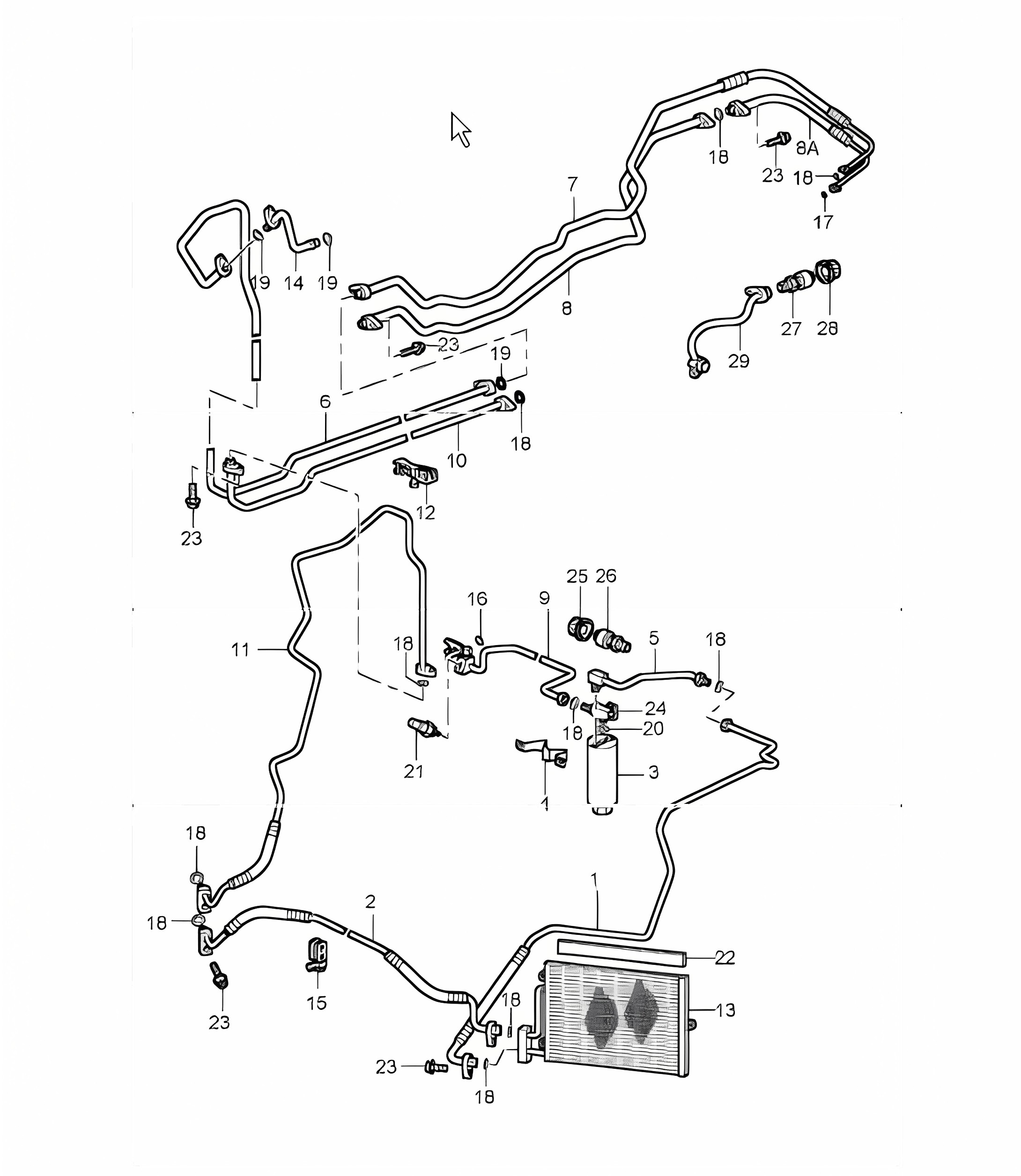 refrigerant circuit 996 TURBO 2001-05