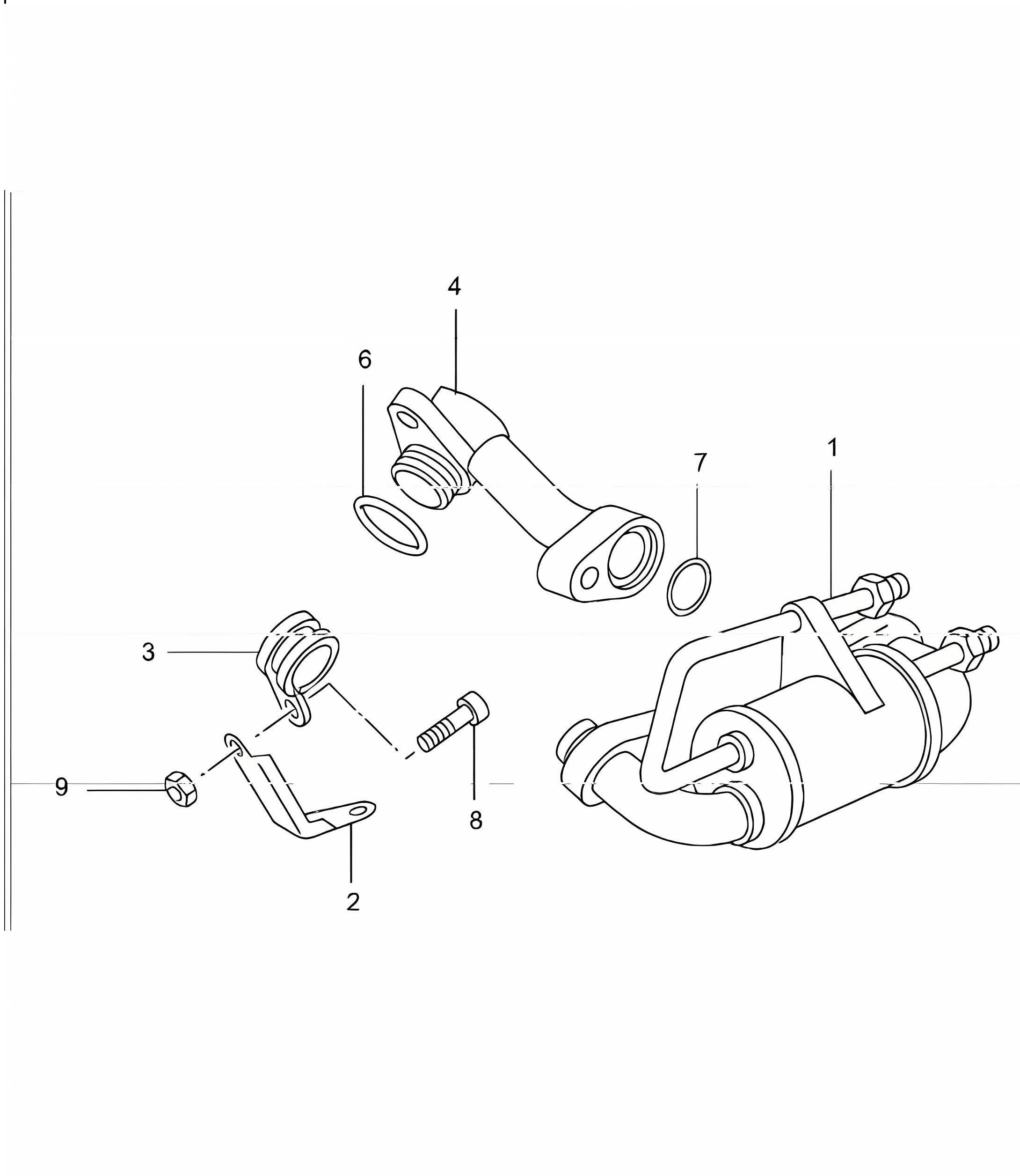 fuel cooler 996 TURBO 2001-05