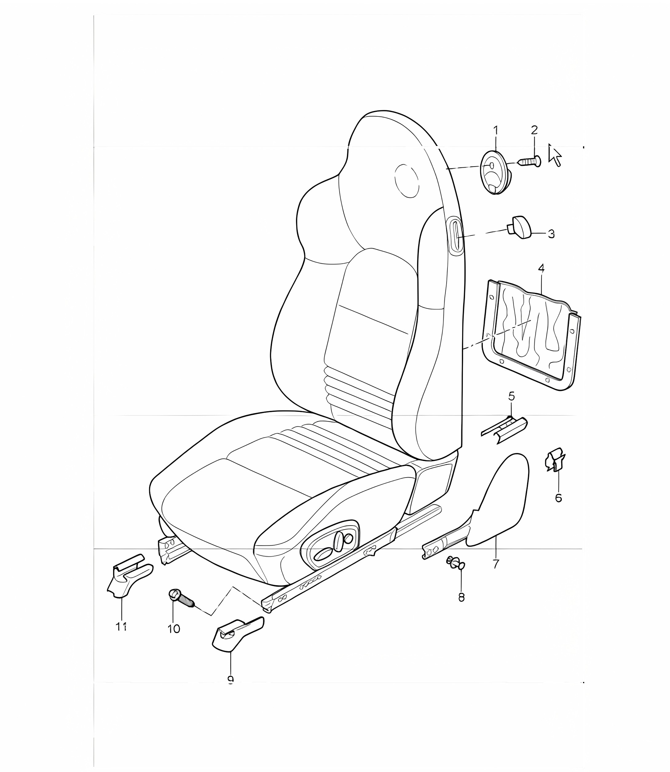 sports seat 996 TURBO / GT2 2001-05