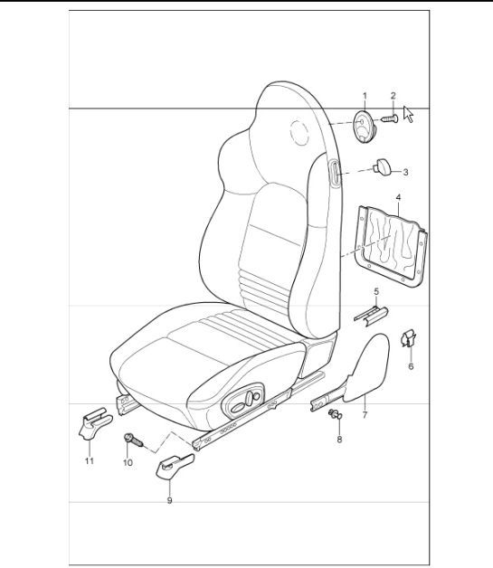Diagram 817-20 Porsche Macan (95B) MK1 (2014-2018) Body