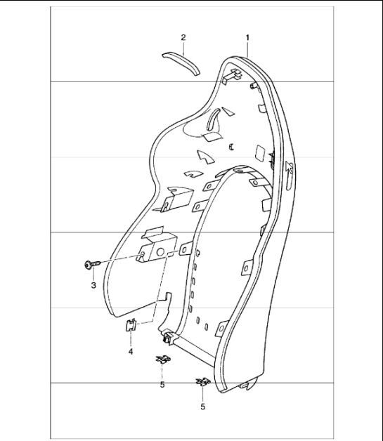 Diagram 817-30 Porsche 911 & 912 (1965-1989) Body
