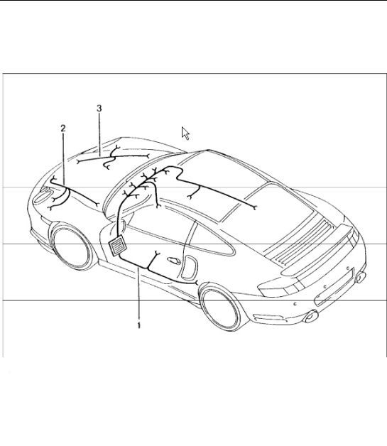 Diagram 902-10 Porsche 997 (911) MK1 2005-2008 Electrical equipment