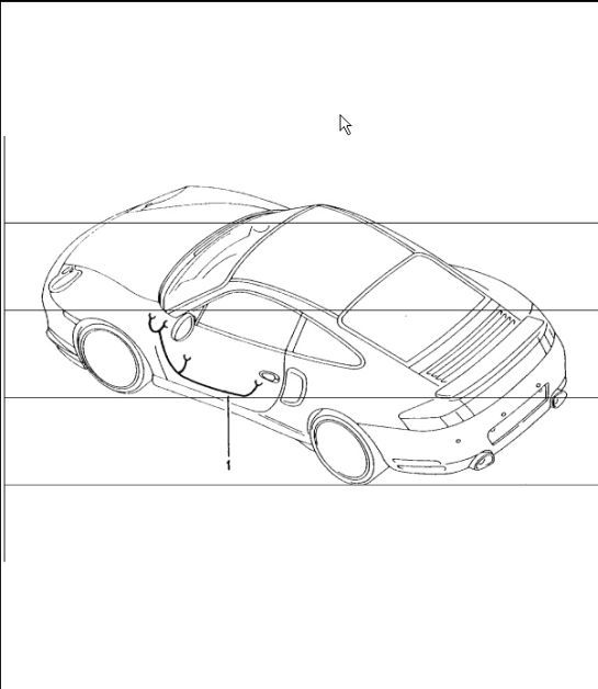 Diagram 902-15 Porsche Cayman 2.7L 987C 2006-08 Electrical equipment