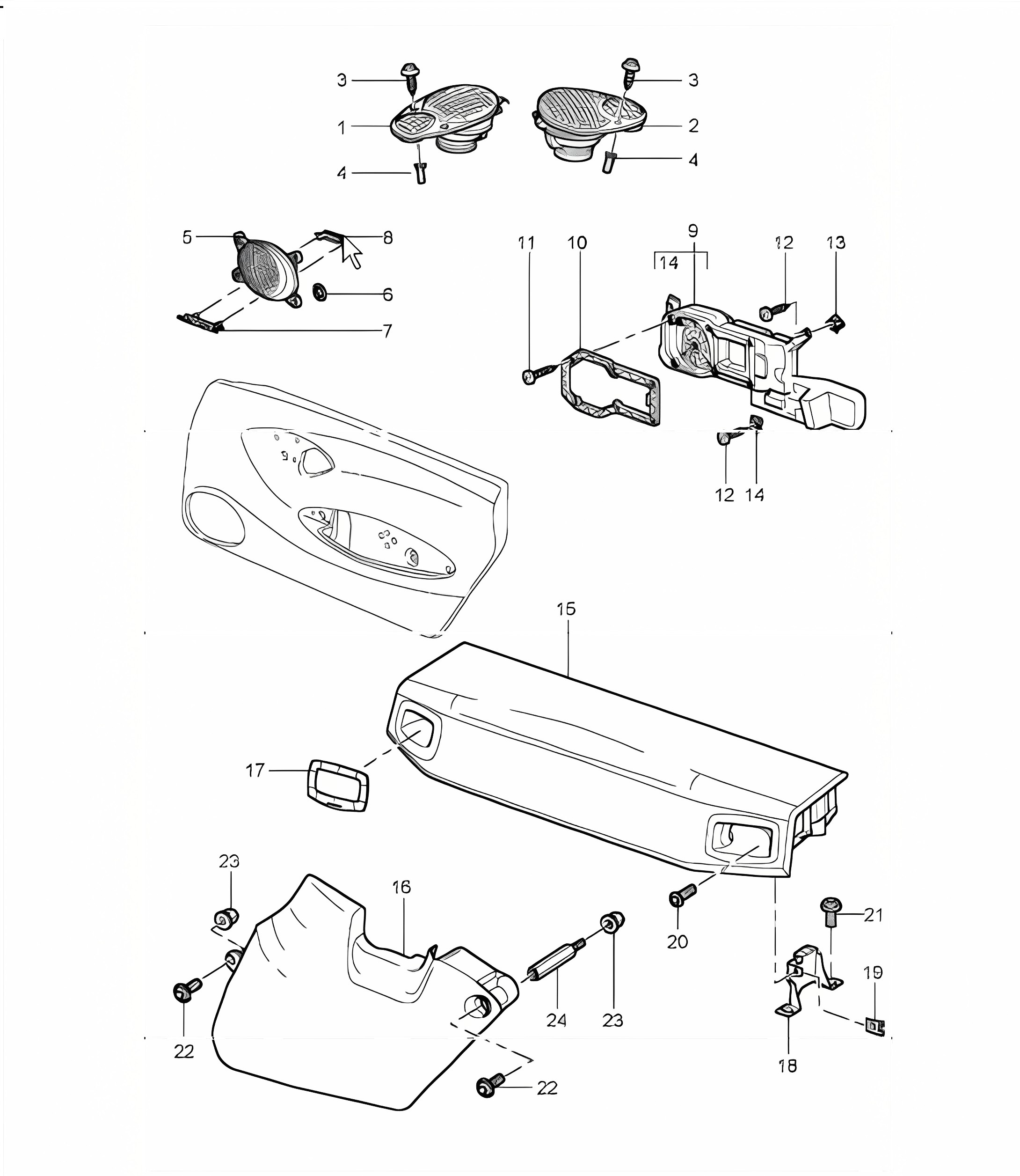 loudspeaker 996 TURBO M680 2002 ONWARDS
