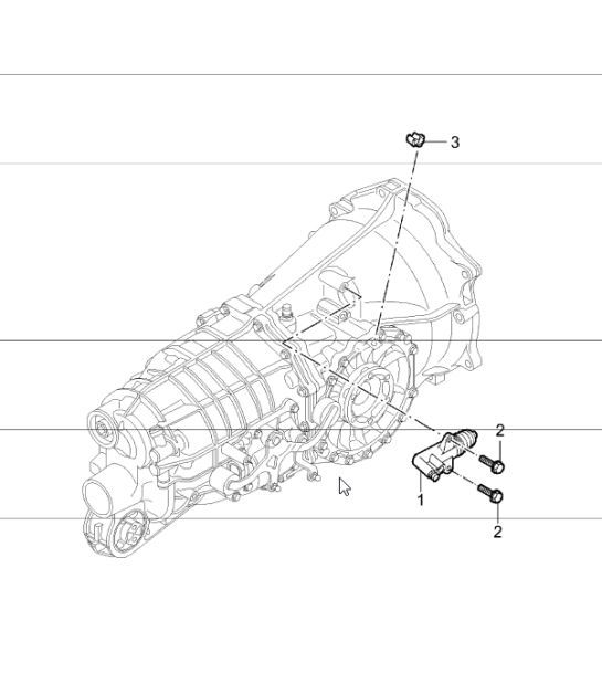 Diagram 301-05 Porsche 997 MKII GT2 RS 2011-13 Transmission