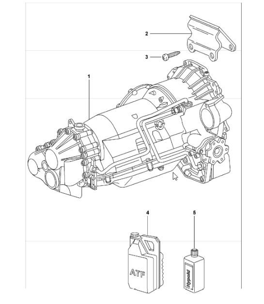 Diagram 320-00 Porsche 911 & 912 (1965-1989) Transmission