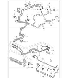 power steering lines 997.1 2005-08