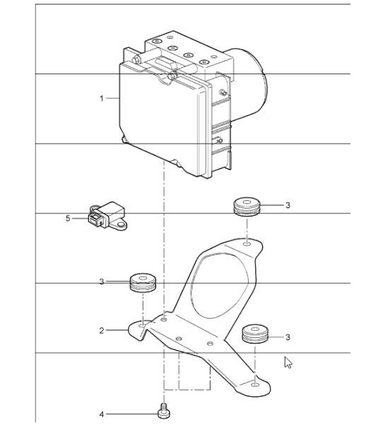 Diagram 605-00 Porsche 911 & 912 (1965-1989) Wheels, Brakes