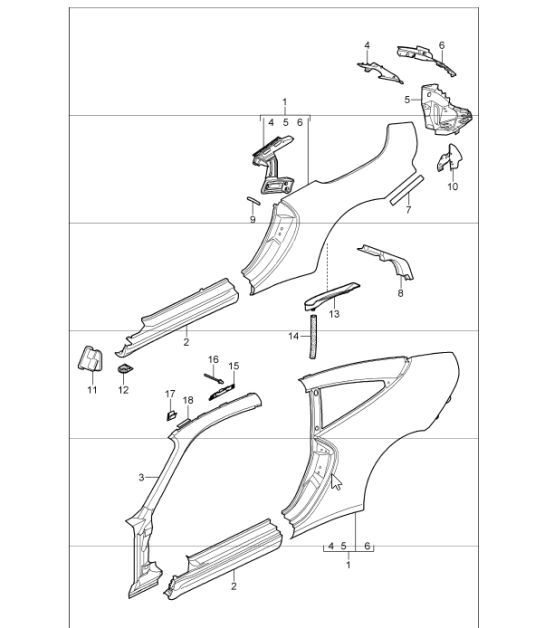Diagram 801-65 Porsche 944 2.5L 8V 1982-87 