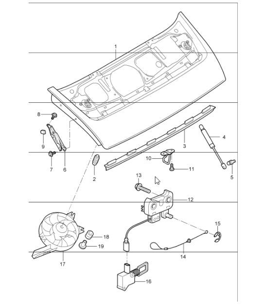 Diagram 803-05 Porsche 944 2.5L 8V 1982-87 