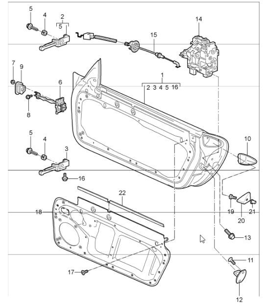 Diagram 804-00 Porsche 911 & 912 (1965-1989) Body