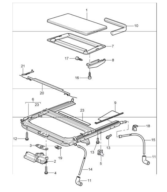 Diagram 811-00 Porsche 944 2.5L 8V 1982-87 