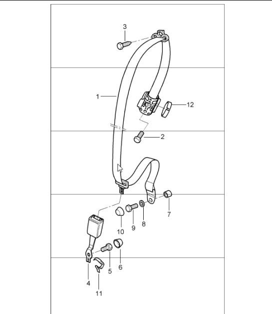 Diagram 812-06 Porsche 944 2.5L 8V 1982-87 