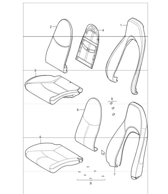 Diagram 817-02 Porsche 944 2.5L 8V 1982-87 