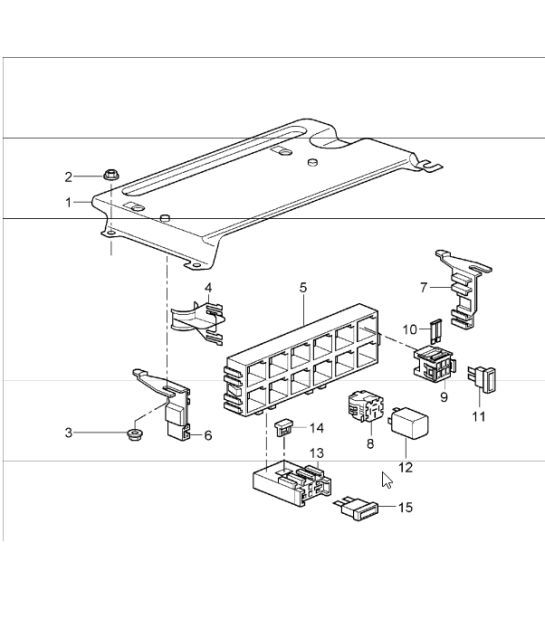 Diagram 902-01 Porsche 911 & 912 (1965-1989) Electrical equipment