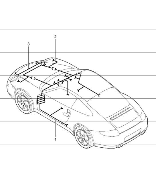 Diagram 902-10 Porsche 996 GT3 MKII 2003>> Equipo eléctrico