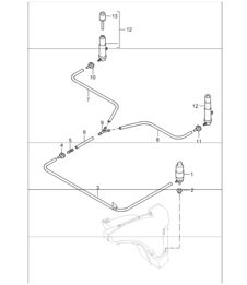 headlight washer system (I288) 997.1 2005-08