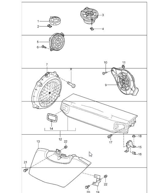 Diagram 911-05 Porsche 944 2.5L 8V 1982-87 