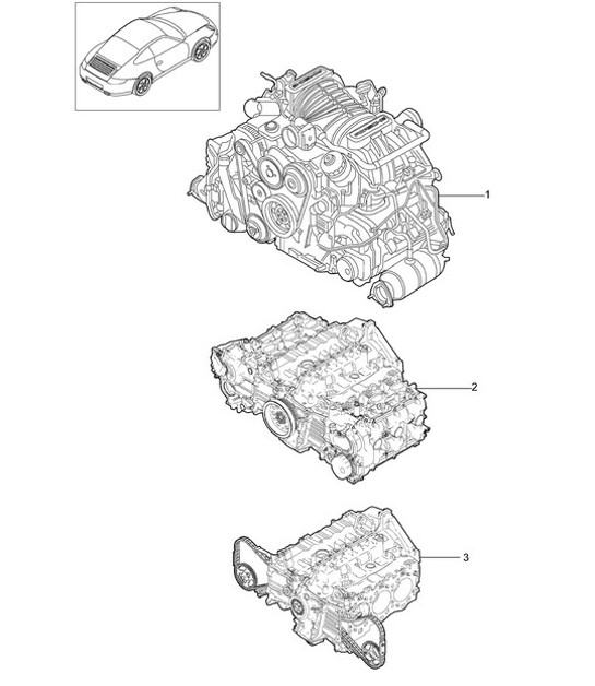 Diagram 101-000 Porsche 9J1.1 Taycan 2020-24 