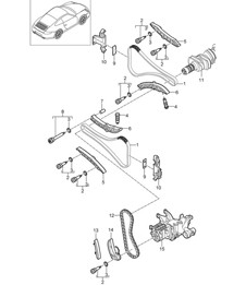 Valve control - A101, A102 - 997.2 Carrera 3.6L / 3.8L 2009-12